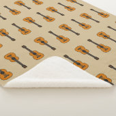 Einfache akustische Gitarre Cartoon Sherpadecke (3/4)