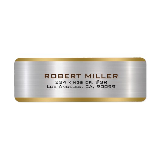 Einfache Akzente aus metallischem Silber (Vorne)