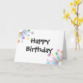 Einfache alles- Gute zum Geburtstagkarte Karte (Gelbe Blume)