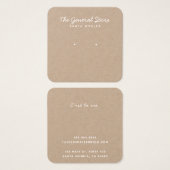 Einfache Allgemeine Speicher-Kraft-Earring-Display (Vorne & Hinten)