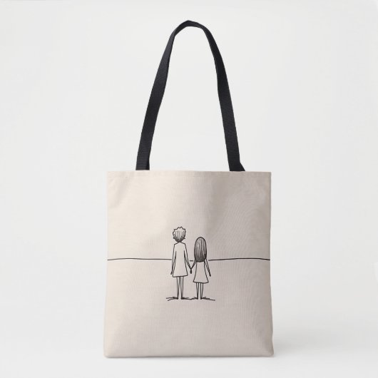 Einfache Alltags-Tasche – Wiederverwendbar & Styli Tasche (Vorderseite)