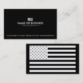 einfache amerikanische Flagge Visitenkarte (Vorne/Hinten)