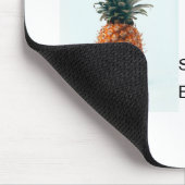 Einfache Ananas-Frucht-Nahrungsmittel-QR-Code Gesc Mousepad (Ecke)