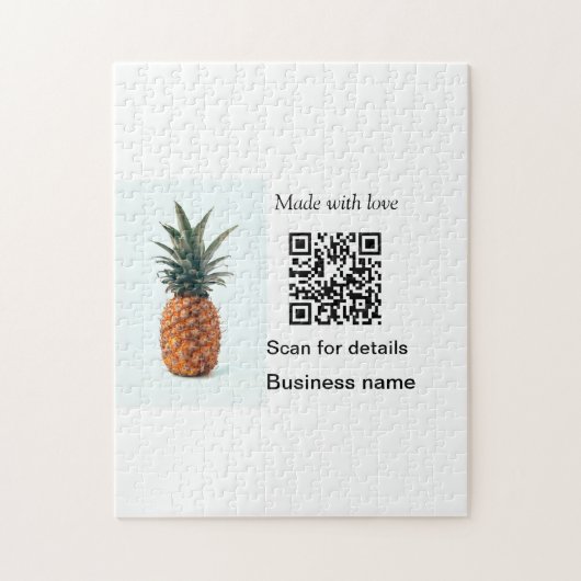 Einfache Ananas-Obstnahrung q oder Code Business D Puzzle (Vertikal)