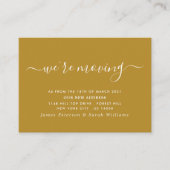 Einfache Änderung der Adresse in Skripten Begleitkarte (Vorderseite)