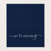 Einfache Änderung der Adresskarte durch Skripte Visitenkarten (Außenseite Aufgefaltet)