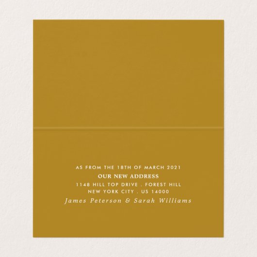 Einfache Änderung der Adresskarte durch Skripte Visitenkarten (Innenseite Aufgefaltet)