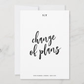 Einfache Änderung der Ankündigung von Hochzeiten (Rückseite)