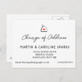 Einfache Änderung des Adresssymbols Ankündigungspostkarte (Vorne/Hinten)