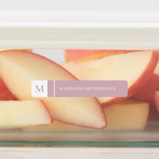 Einfache anfängliche Pastellfarbe Wasserdichte Kin Etiketten (Befestigt)