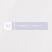 Einfache anfängliche Pastellfarbe Wasserdichte Kin Etiketten (Design 2)