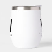 Einfache Anfangsbezeichnung für Monogramm (Links)