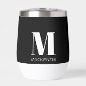 Einfache Anfangsbezeichnung für Monogramm (Vorderseite)