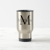 Einfache Anfangsbuchstabe Monogramm fügen Sie Ihre