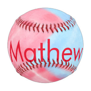 Einfache Anfangsbuchstabe Monogramm tragen Sie Ihr Baseball