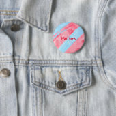 Einfache Anfangsbuchstabe Monogramm tragen Sie Ihr Button (Beispiel)