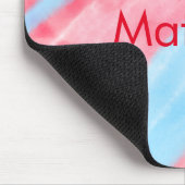 Einfache Anfangsbuchstabe Monogramm tragen Sie Ihr Mousepad (Ecke)