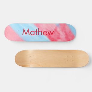 Einfache Anfangsbuchstabe Monogramm tragen Sie Ihr Skateboard
