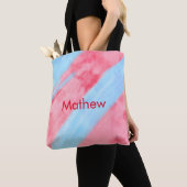 Einfache Anfangsbuchstabe Monogramm tragen Sie Ihr Tasche (Von Nahem)