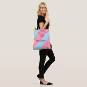 Einfache Anfangsbuchstabe Monogramm tragen Sie Ihr Tasche (Am Model)