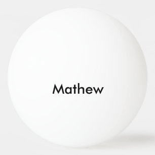 Einfache Anfangsbuchstaben Monogramm fügen Sie Ih Tischtennisball