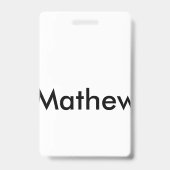 Einfache Anfangsbuchstaben Monogramm fügen Sie Ihr Ausweis (Rückseite)