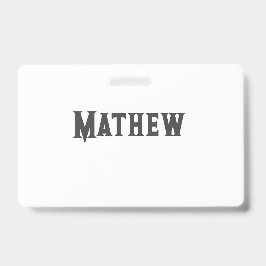 Einfache Anfangsbuchstaben Monogramm fügen Sie Ihr Ausweis