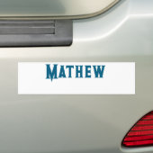 Einfache Anfangsbuchstaben Monogramm fügen Sie Ihr Autoaufkleber (Auf Auto)