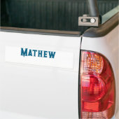 Einfache Anfangsbuchstaben Monogramm fügen Sie Ihr Autoaufkleber (Auf Lkw)