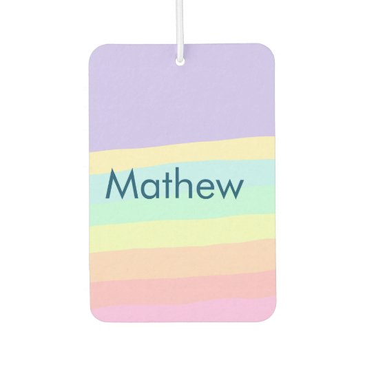 Einfache Anfangsbuchstaben Monogramm fügen Sie Ihr Autolufterfrischer (Vorderseite)