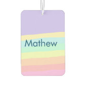 Einfache Anfangsbuchstaben Monogramm fügen Sie Ihr Autolufterfrischer (Rückseite)