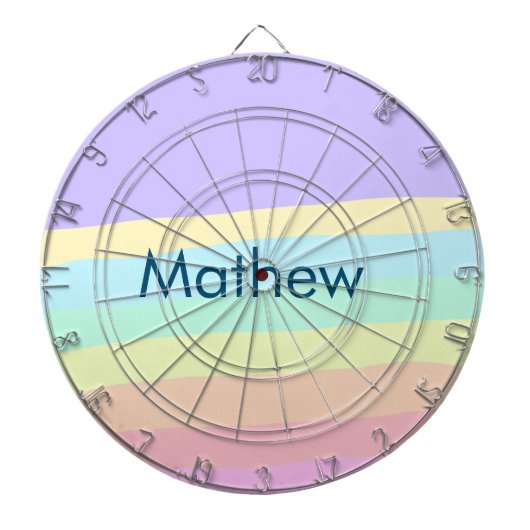 Einfache Anfangsbuchstaben Monogramm fügen Sie Ihr Dartscheibe (vorne)
