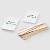 Einfache Anfangsbuchstaben Monogramm fügen Sie Ihr Fächer (Non-assembled)