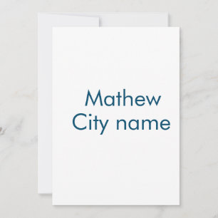 Einfache Anfangsbuchstaben Monogramm fügen Sie Ihr Feiertagskarte