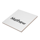 Einfache Anfangsbuchstaben Monogramm fügen Sie Ihr Fliese (Seite)