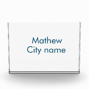 Einfache Anfangsbuchstaben Monogramm fügen Sie Ihr Fotoblock