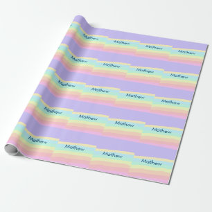 Einfache Anfangsbuchstaben Monogramm fügen Sie Ihr Geschenkpapier