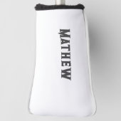 Einfache Anfangsbuchstaben Monogramm fügen Sie Ihr Golf Headcover (Rotieren 90)
