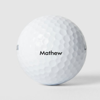 Einfache Anfangsbuchstaben Monogramm fügen Sie Ihr Golfball