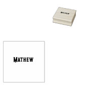 Einfache Anfangsbuchstaben Monogramm fügen Sie Ihr Gummistempel (Stempel)