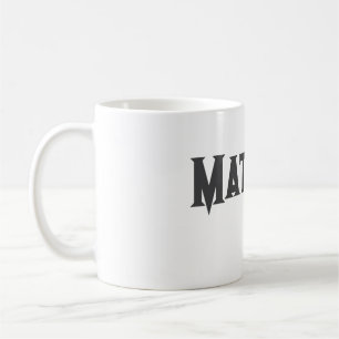 Einfache Anfangsbuchstaben Monogramm fügen Sie Ihr Kaffeetasse