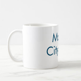 Einfache Anfangsbuchstaben Monogramm fügen Sie Ihr Kaffeetasse