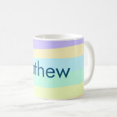 Einfache Anfangsbuchstaben Monogramm fügen Sie Ihr Kaffeetasse (VorderseiteRechts)
