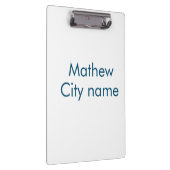 Einfache Anfangsbuchstaben Monogramm fügen Sie Ihr Klemmbrett (Rechts)