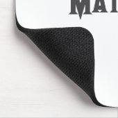 Einfache Anfangsbuchstaben Monogramm fügen Sie Ihr Mousepad (Ecke)