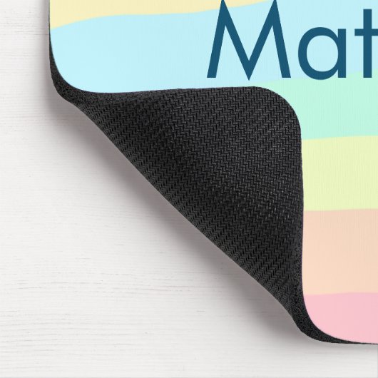 Einfache Anfangsbuchstaben Monogramm fügen Sie Ihr Mousepad (Ecke)