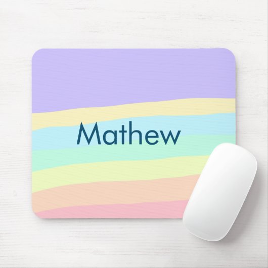 Einfache Anfangsbuchstaben Monogramm fügen Sie Ihr Mousepad (Mit Mouse)