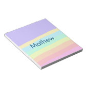 Einfache Anfangsbuchstaben Monogramm fügen Sie Ihr Notizblock (angewinkelt)