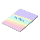 Einfache Anfangsbuchstaben Monogramm fügen Sie Ihr Notizblock (Rotiert)