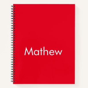 Einfache Anfangsbuchstaben Monogramm fügen Sie Ihr Notizblock